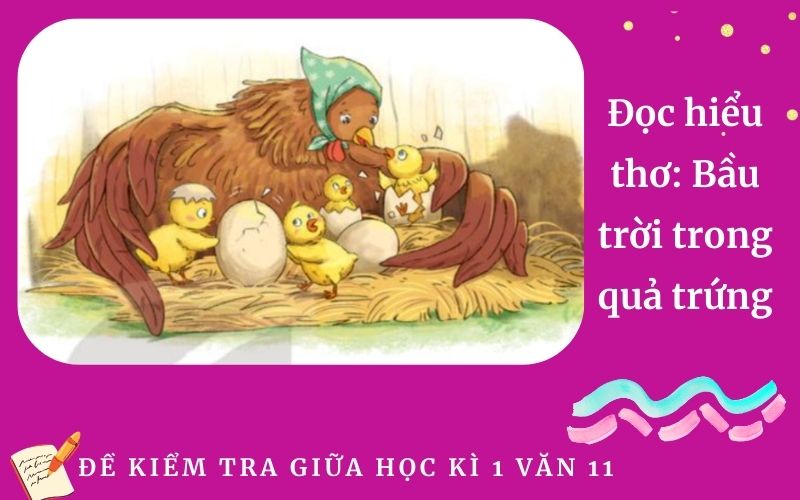 Đọc hiểu thơ: Bầu trời trong quả trứng