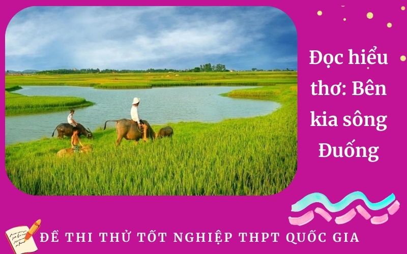 Đọc hiểu thơ: Bên kia sông Đuống