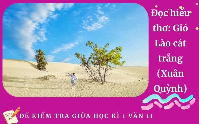 Đọc hiểu thơ: Gió Lào cát trắng (Xuân Quỳnh)