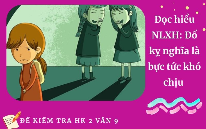 Đọc hiểu NLXH: Đố kỵ nghĩa là bực tức khó chịu