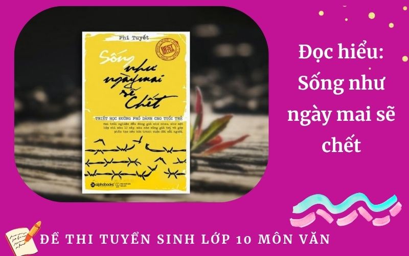 Đọc hiểu: Sống như ngày mai sẽ chết