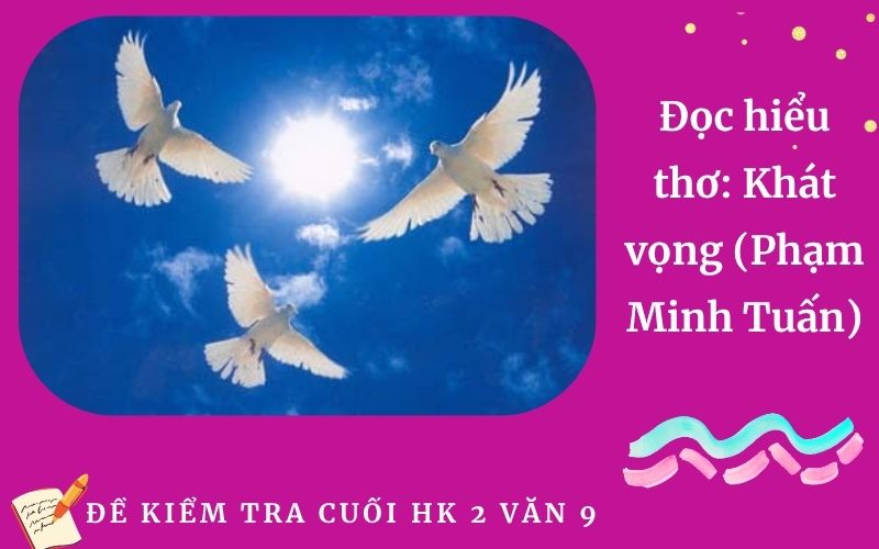 Đọc hiểu thơ: Khát vọng (Phạm Minh Tuấn)