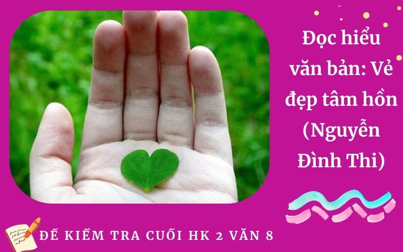 Đọc hiểu văn bản: Vẻ đẹp tâm hồn (Nguyễn Đình Thi)
