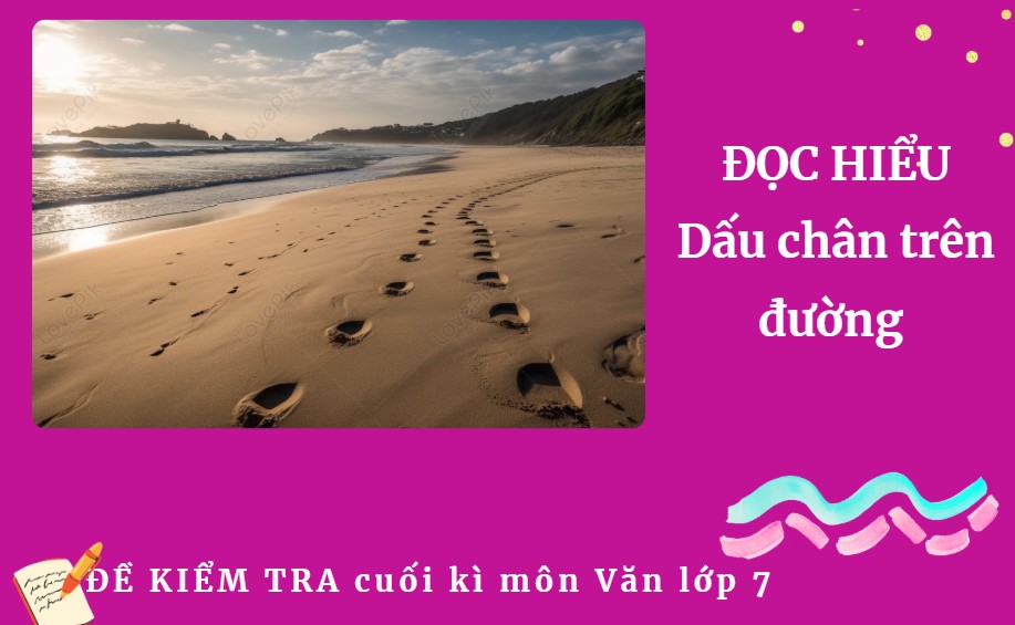 Dấu chân trên đường