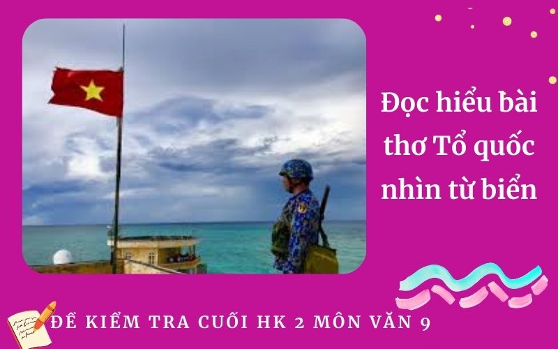 Đọc hiểu bài thơ Tổ quốc nhìn từ biển