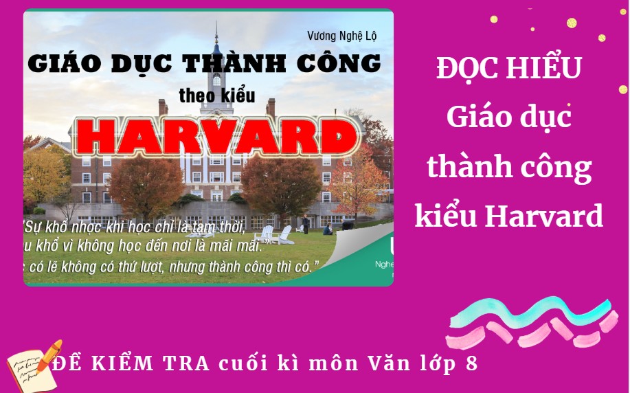 Giáo dục thành công kiểu Harvard
