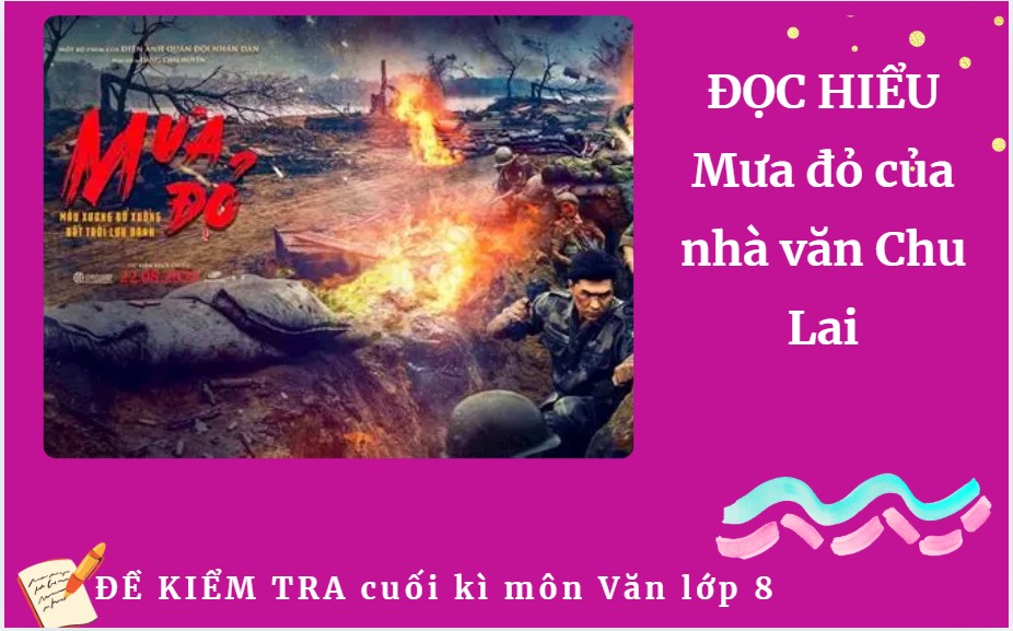 Mưa đỏ của nhà văn Chu Lai