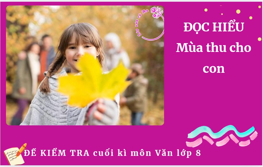 Mùa thu cho con