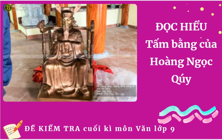 Tấm bằng của Hoàng Ngọc Qúy
