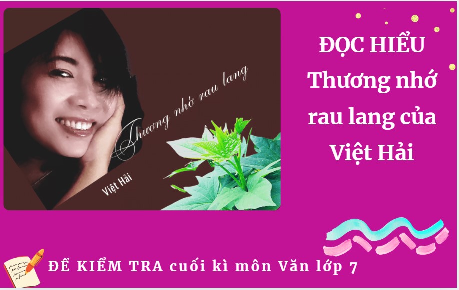 Thương nhớ rau lang của Việt Hải