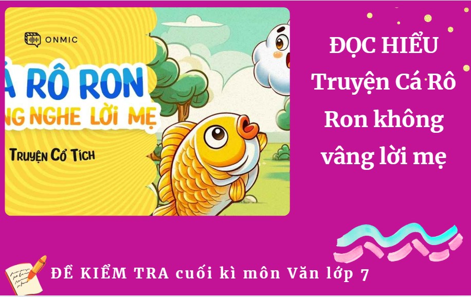 Truyện Cá Rô Ron không vâng lời mẹ